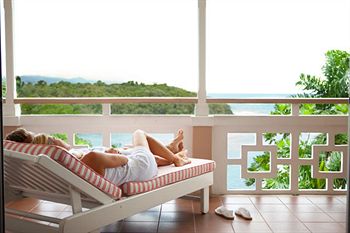 Couples San Souci balcony view